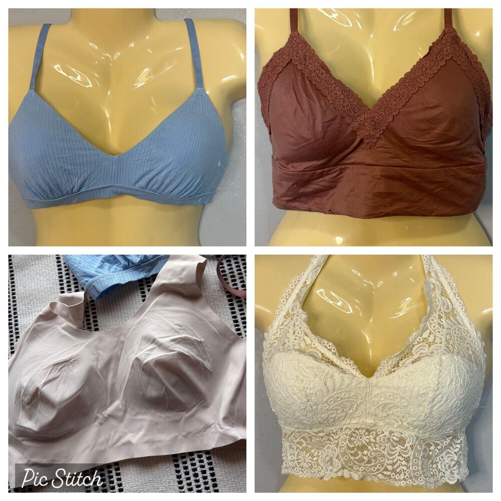 Aerie Bralette Bundle Lot of 4 Lace Medium M Racerback